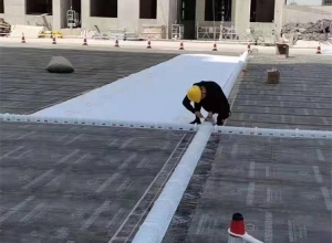 车库顶板虹吸排水现场