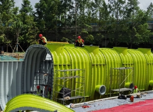 大型钢结构调蓄池